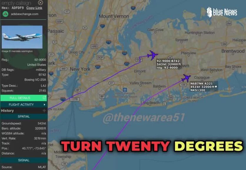 USA : Un pilote de ligne provoque une situation dangereuse près d’Air Force One
