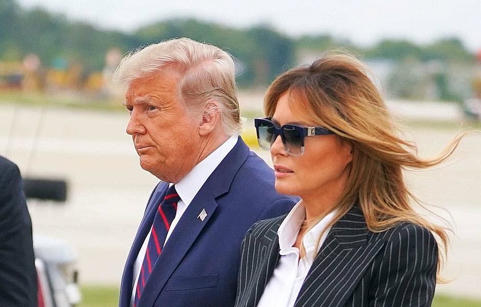 Un échange inquiétant entre le président Trump et sa femme Melania