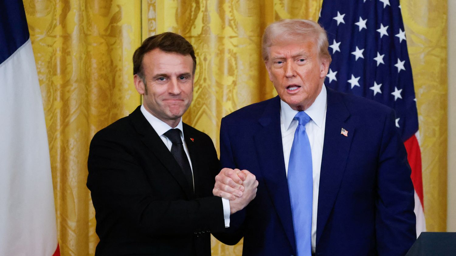 Macron se voit accusé de trahison par Trump dans un échange secret